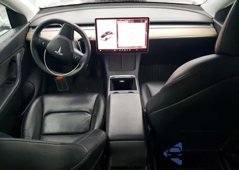 2022 Tesla Model Y from USA, damaged, VIN 7SAYGDEE7NF338758